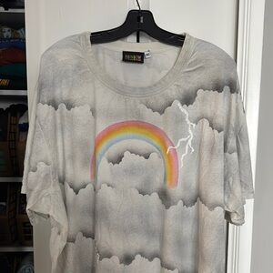 Big Bud Press Stormy Rainbow Airbrushed Tee - Size 7XL - Great Used Condition